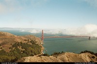 Photo by WestCoastSpirit | San Francisco  bike, golden gate, bridge, fog, bay